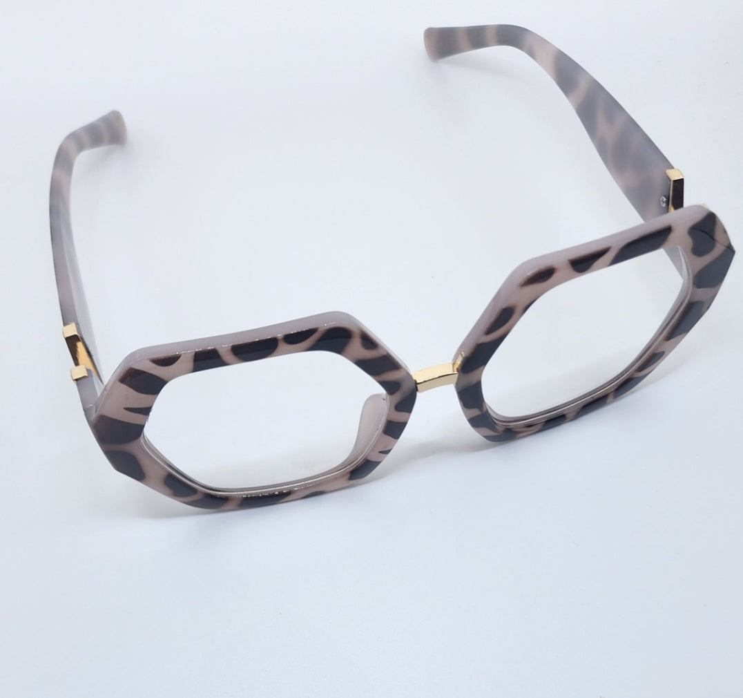 Cheetah Octagon Eyewear