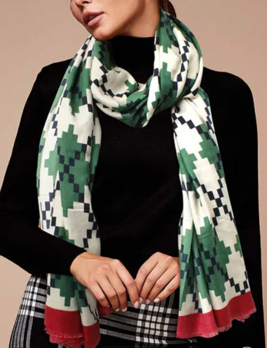 Holiday Argyle Scarf
