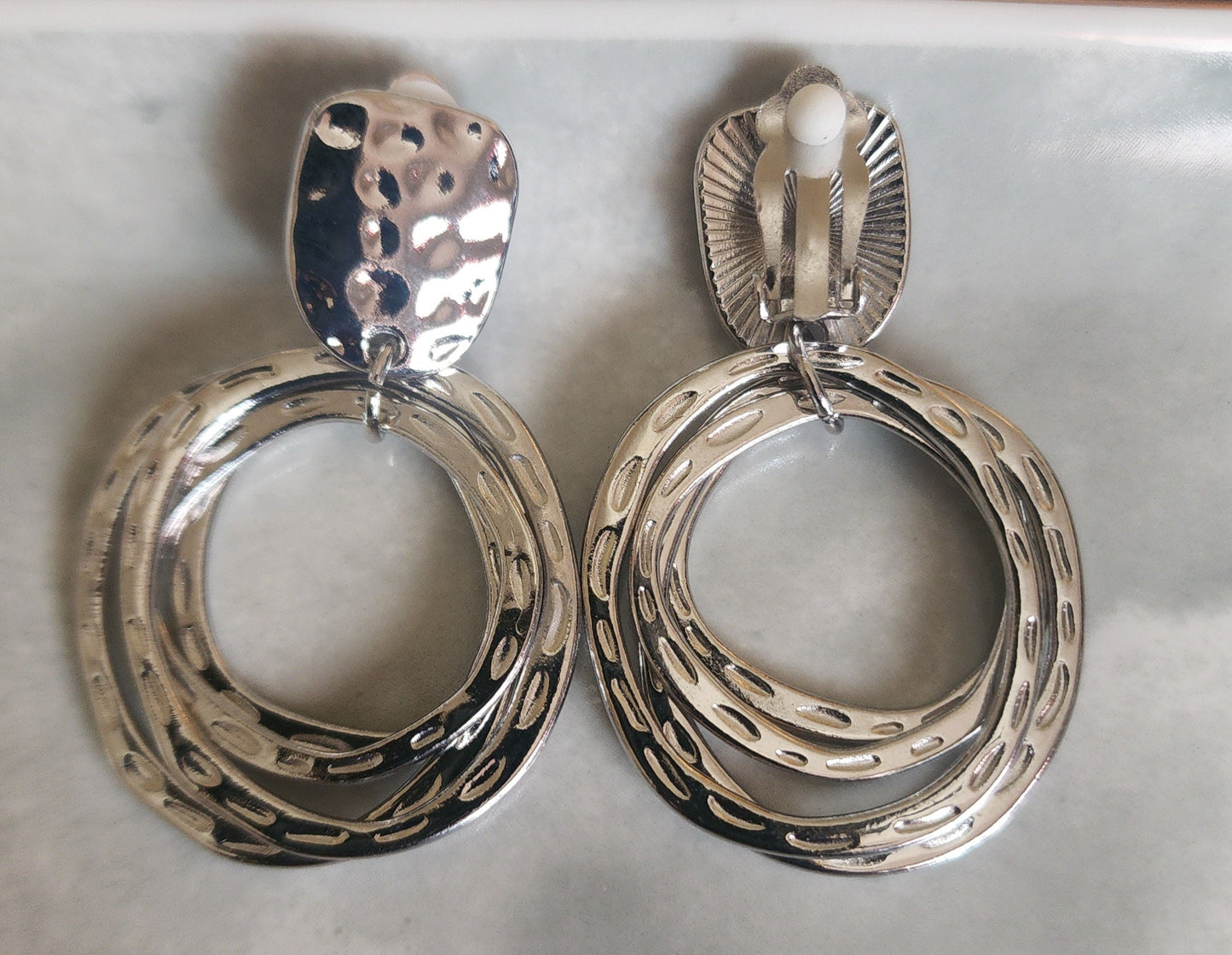 Donna Dangle Clip-On Earrings