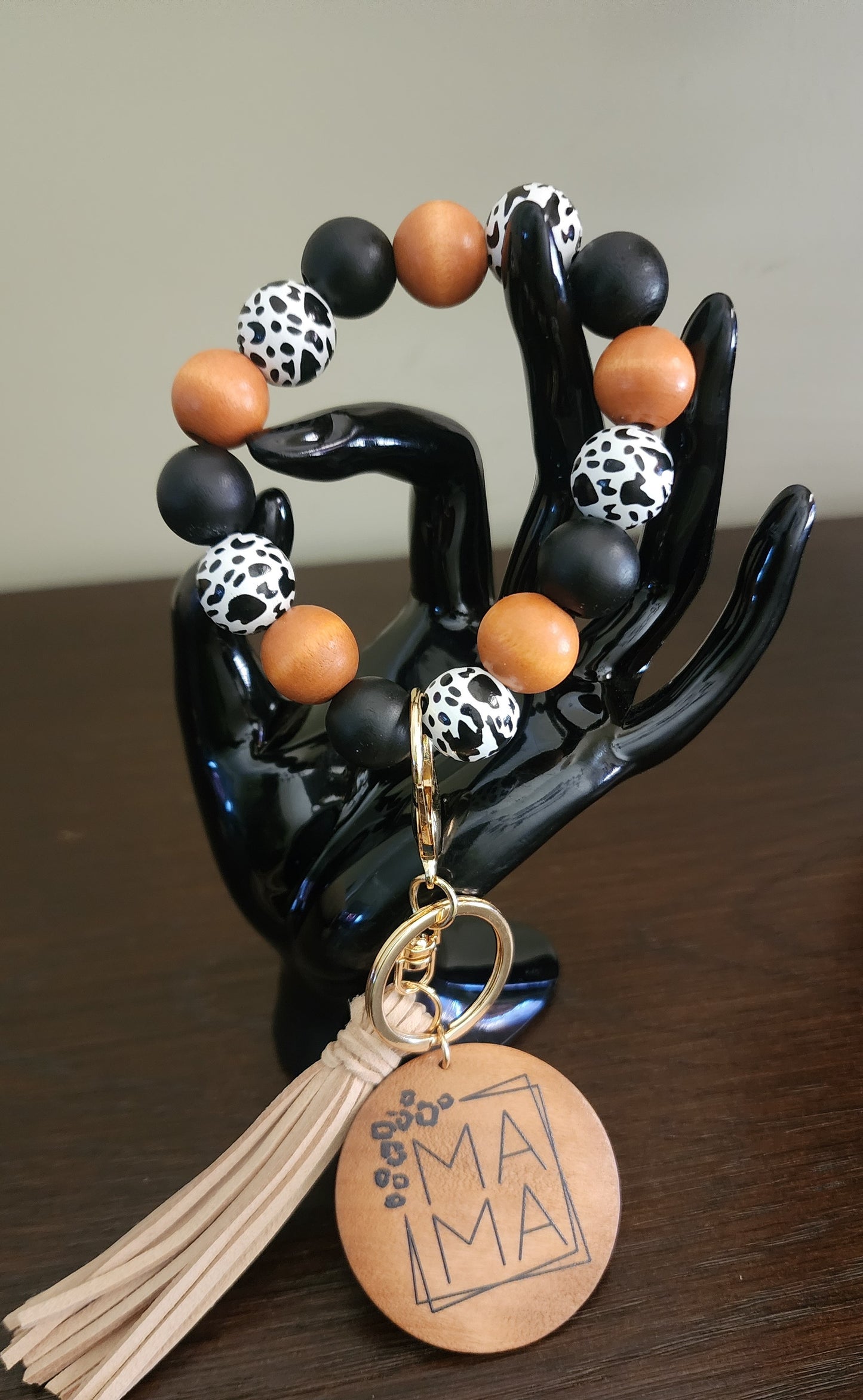 Amber Key Ring Bracelet