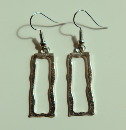 Rectangle Dangle Earrings