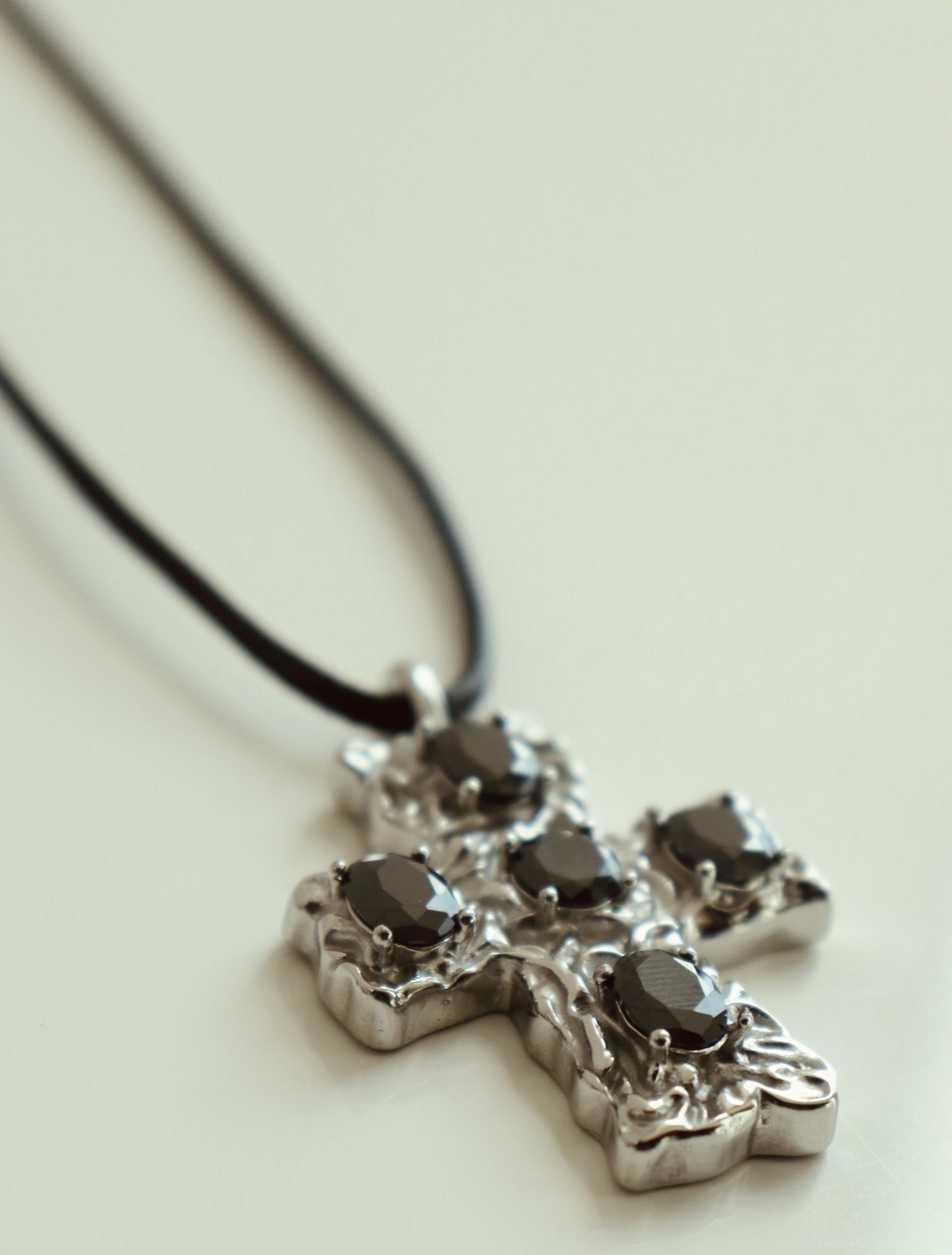 Rope Cross Necklace