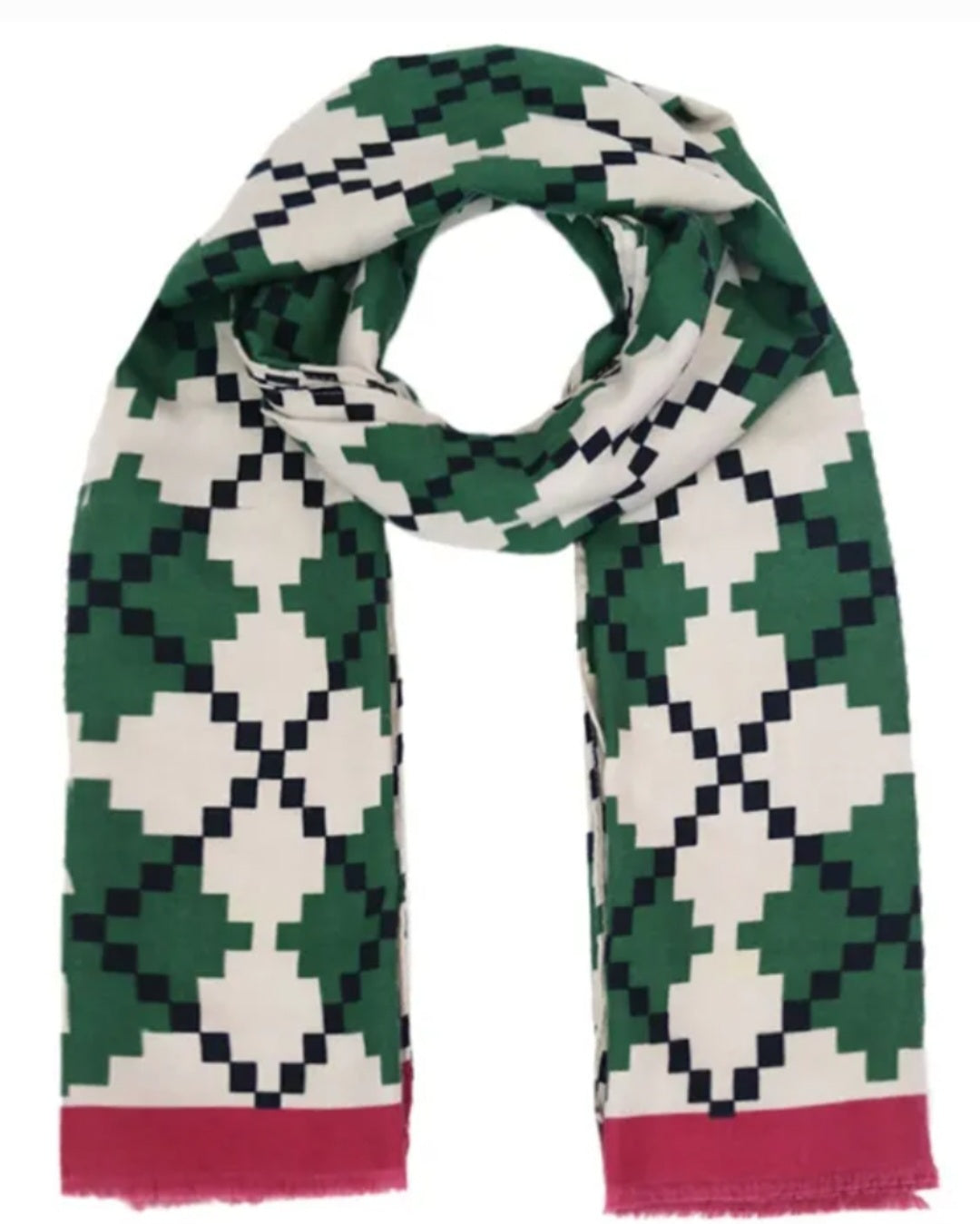 Holiday Argyle Scarf